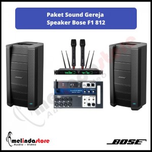 Paket Sound Gereja Speaker Bose F1 812 | 2 Speaker Paket Sound Gereja Speaker Bose F1 812 | 2 Speaker